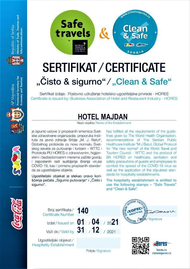 Hotel Majdan Belgrád Kültér fotó
